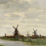 Carnet de însemnări - Mori de vânt, Claude Monet, format mare