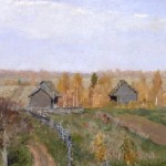 Carnet de însemnări - Toamnă aurie, Isaac Levitan, format mediu
