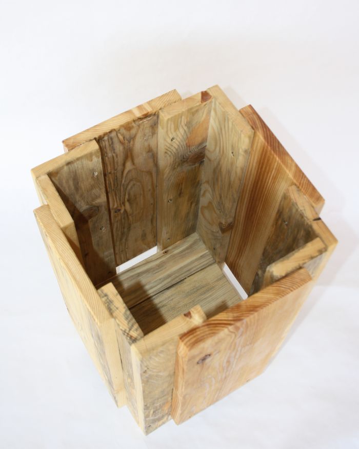lemn_cos_3 Coș de gunoi exterior - Image 1