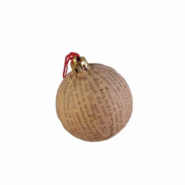 Glob-carte-veche-640px-600x600 Glob de Crăciun colat cu foi de carte veche - Image 1