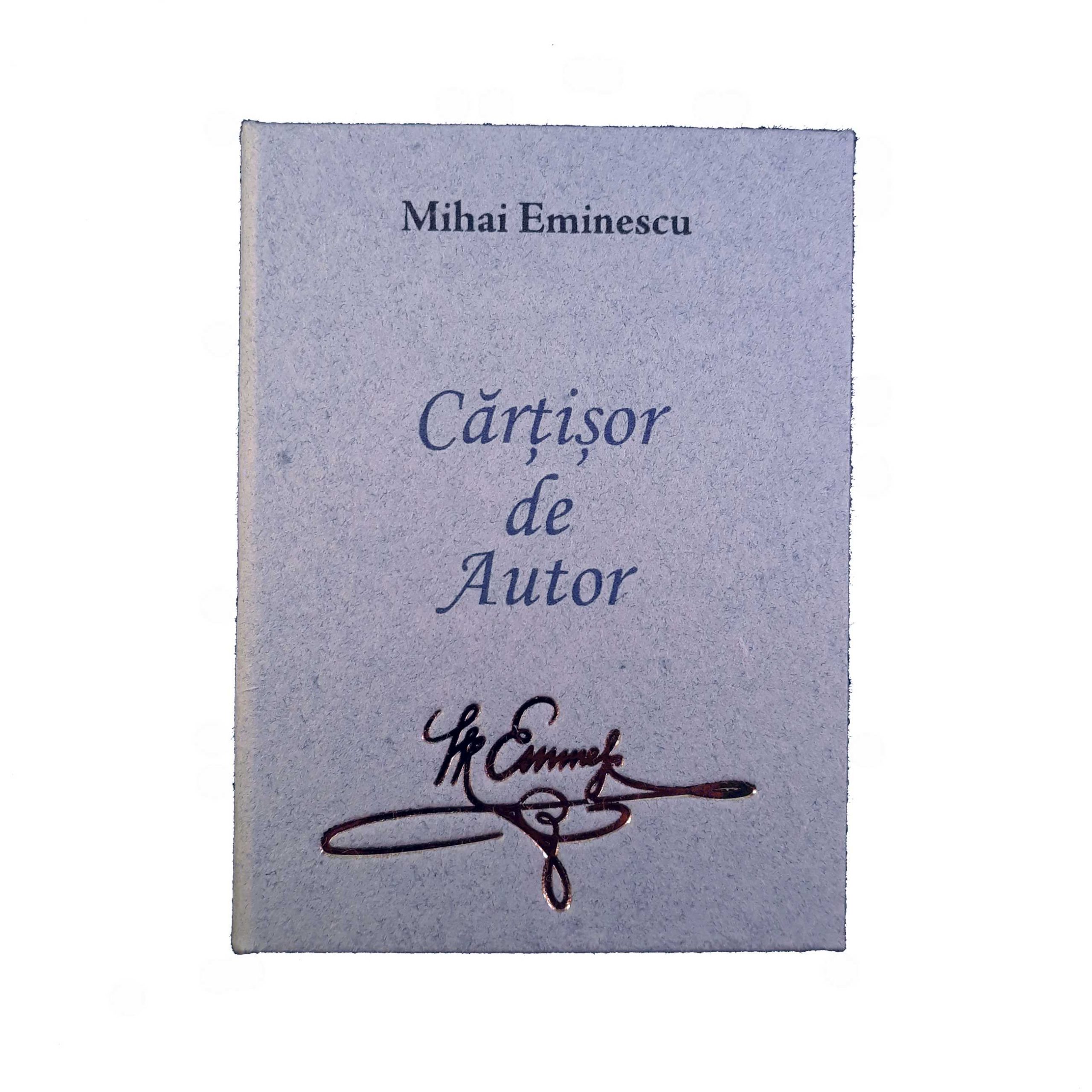 Cartisor de Autor Eminescu bumbac Cărțișor de Autor – Mihai Eminescu (ediţie limitată) - Image 1