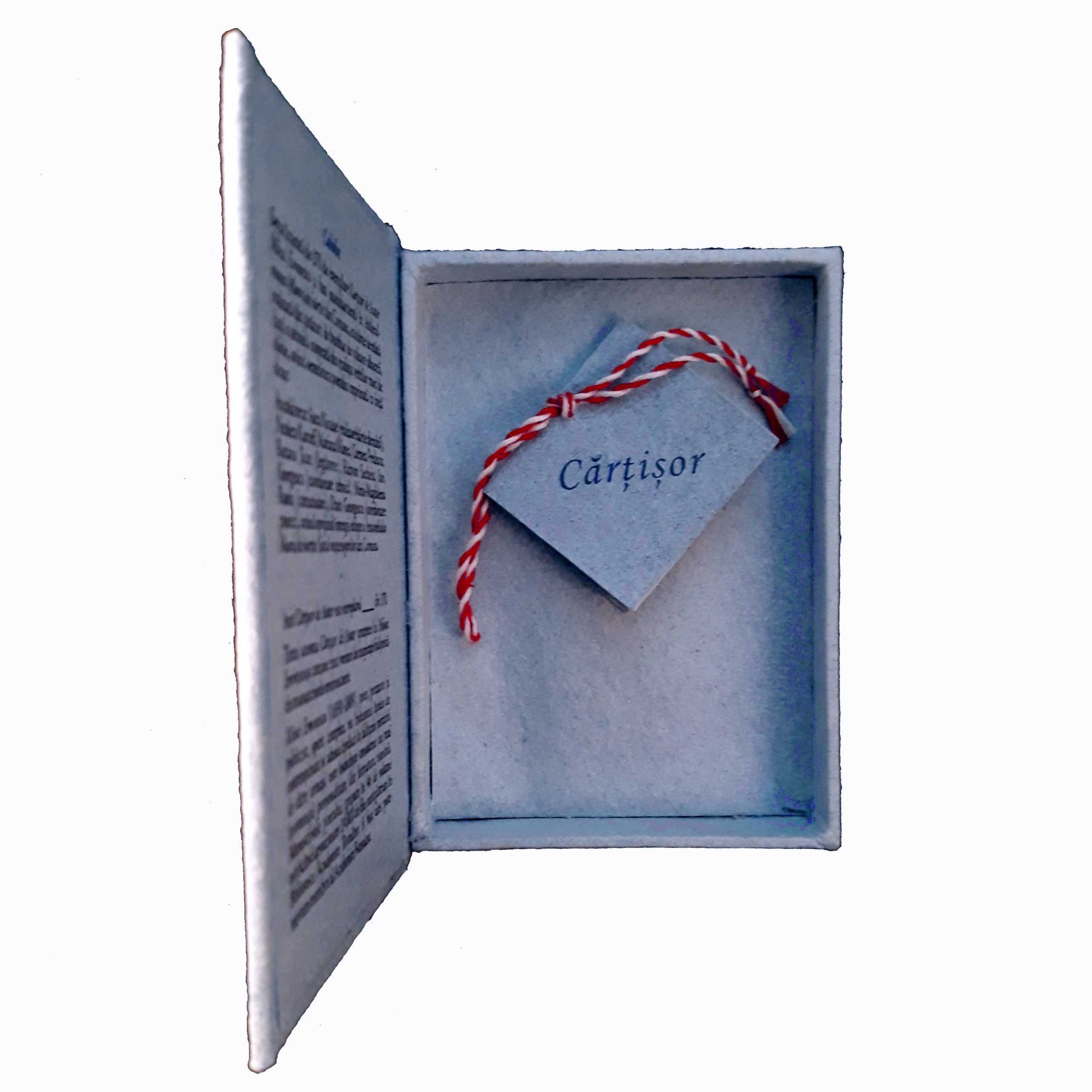 Cartisor de Autor Eminescu bumbac deschis Cărțișor de Autor – Mihai Eminescu (ediţie limitată) - Image 2