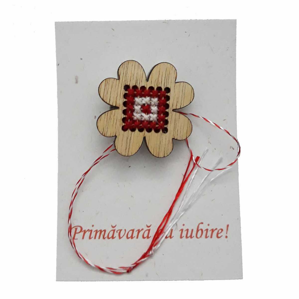 Trifoi 1200px Trifoi cu patru foi - mărţişor cusut - Image 1
