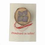 Mărţişor cu floare naturală
